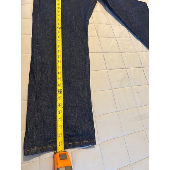 LEVIS 501XX Button Fly Raw Denim Dark Wash Straight Fit Men’s Jeans 40x32”. - Picture 6 of 15